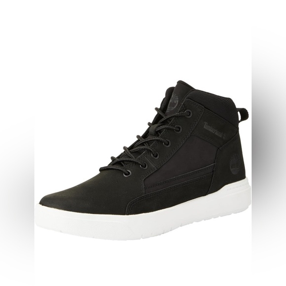 Men’s Timberland Allston Mid Lace Up Sneaker Size 8.5 Black New in Box